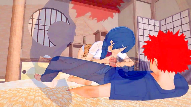 Soma Yukihira Enjoying Intimate Moments With Megumi Tadokoro At Her Place