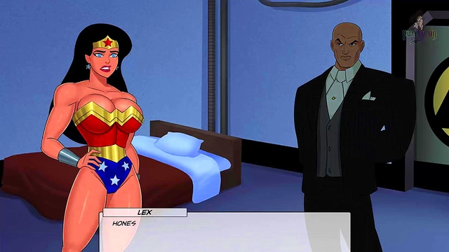 Blonde Harley Quinn Fucks Superheroes in Busty Hentai Adventure