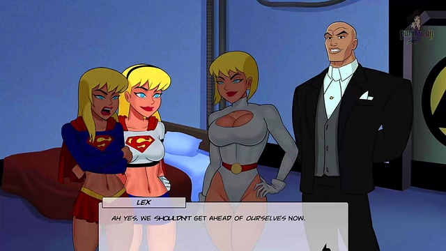 Blonde Harley Quinn Fucks Superheroes in Busty Hentai Adventure