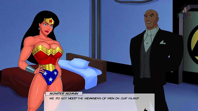 Blonde Harley Quinn Fucks Superheroes in Busty Hentai Adventure