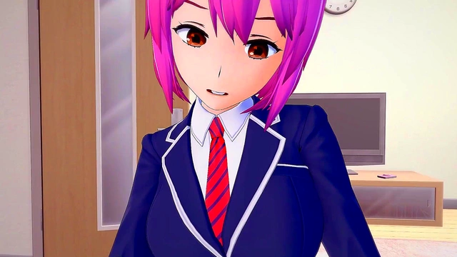 Hisako Arato Shows Soma Yukihira Her Skills in 3D Hentai Food Wars
