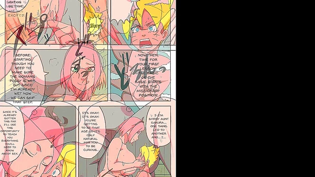 Boruto Joins Naruto's Harem for Hot Anime Sex & Blowjobs