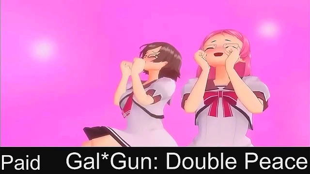 Steamy Anime Shooter – Gal*Gun Duo Enjoy Intense Game Session Together