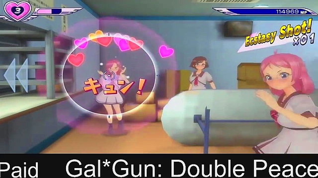 Steamy Anime Shooter – Gal*Gun Duo Enjoy Intense Game Session Together