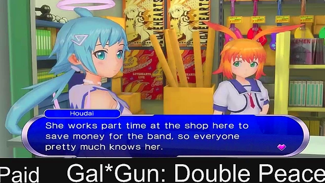 Steamy Anime Shooter – Gal*Gun Duo Enjoy Intense Game Session Together