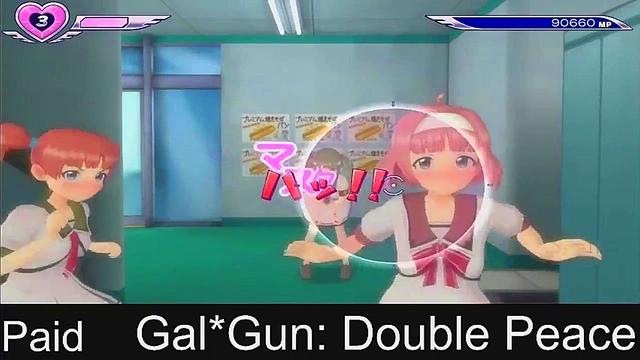 Steamy Anime Shooter – Gal*Gun Duo Enjoy Intense Game Session Together