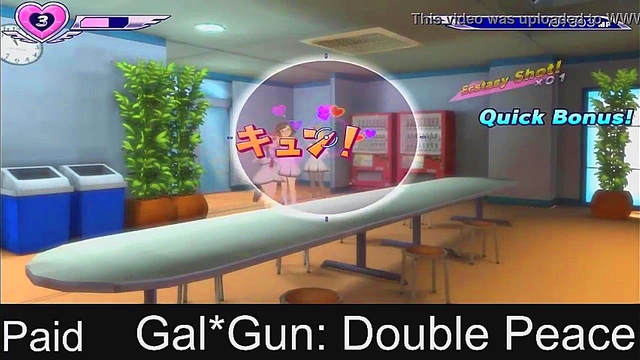 Steamy Anime Shooter – Gal*Gun Duo Enjoy Intense Game Session Together