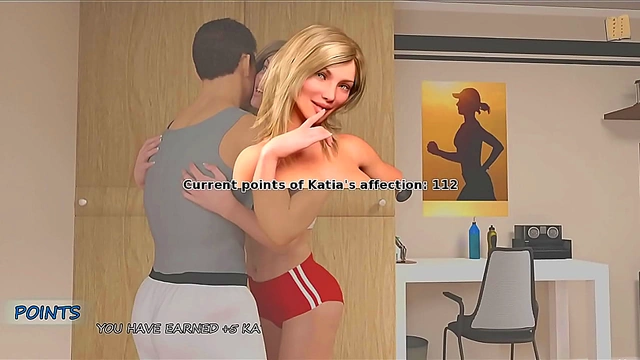 Gina's Sensual Foot Rub Turns into Hot 3D Erotic Adventure With Big Tits&Bass