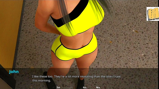Emiko Shows Off Her Curvy Body for You in This Erotic 3D Anime Scene