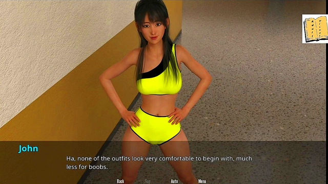 Emiko Shows Off Her Curvy Body for You in This Erotic 3D Anime Scene