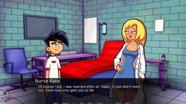 Blonde Nurse Genie Cosplays for Danny Phantom in Amity Park Magic Fest