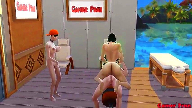 Goku’s Wife Joins Threesome With Vegeta’s MILF for Hardcore Anime Action