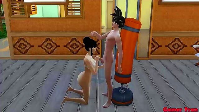 Goku’s Wife Joins Threesome With Vegeta’s MILF for Hardcore Anime Action