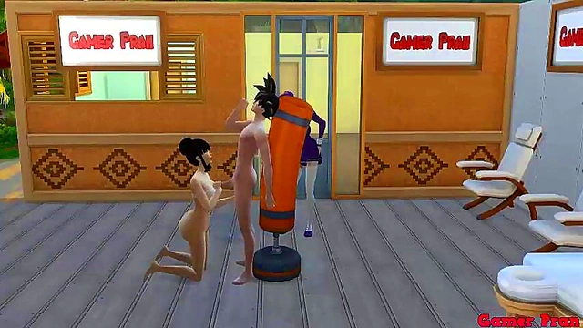 Goku’s Wife Joins Threesome With Vegeta’s MILF for Hardcore Anime Action