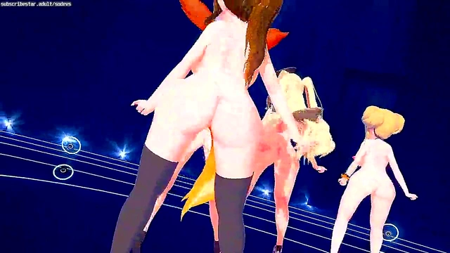 Hentai Strip Fantasy – Boobaa Team’s Sexy Transformation Revealed