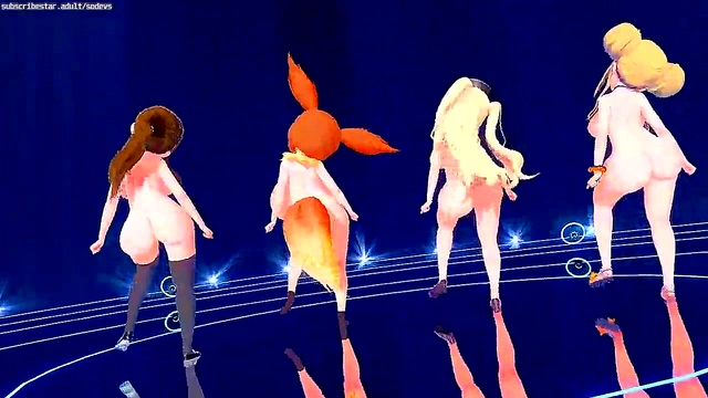 Hentai Strip Fantasy – Boobaa Team’s Sexy Transformation Revealed