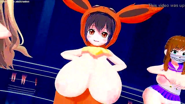 Hentai Strip Fantasy – Boobaa Team’s Sexy Transformation Revealed