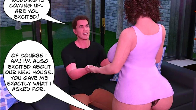 Big-Ass Busty Stepmom Cums While Fucking Cheating Stepson In 3D Hentai Comic