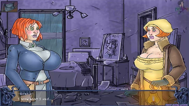 Redheaded Anime Goddess Gets Grope-Fucked With Giant Boobs In Delirium VN