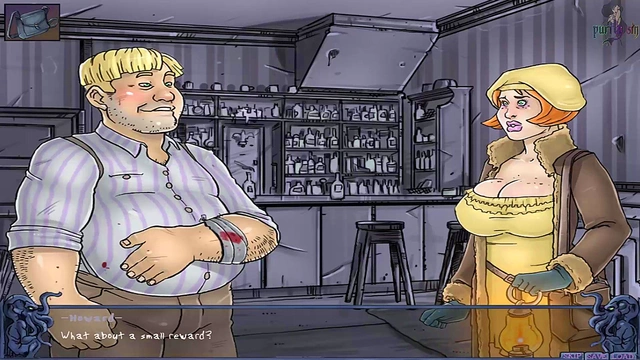 Redheaded Anime Goddess Gets Grope-Fucked With Giant Boobs In Delirium VN