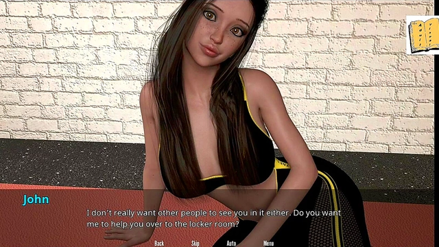 Big-Ass Hentai Chick Seduces Amateur Gamer for Erotic Visual Novel Fun