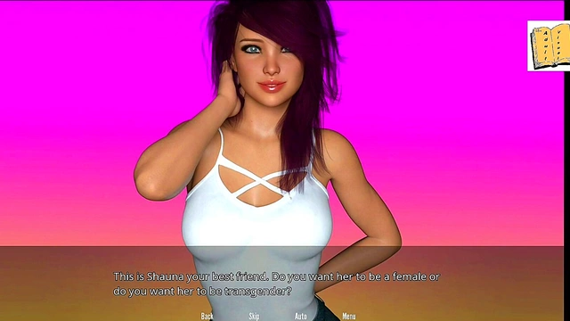 Big-Ass Hentai Chick Seduces Amateur Gamer for Erotic Visual Novel Fun