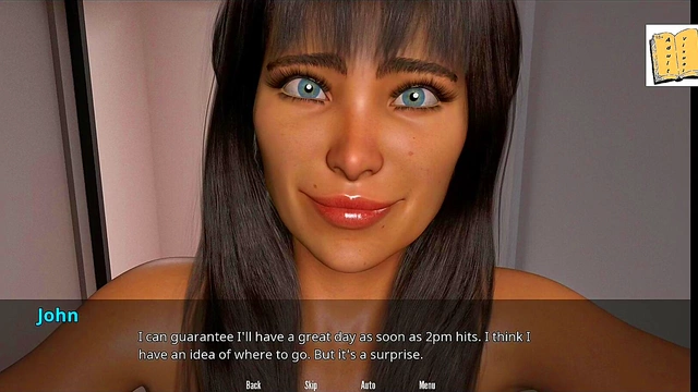 Big-Ass Hentai Chick Seduces Amateur Gamer for Erotic Visual Novel Fun