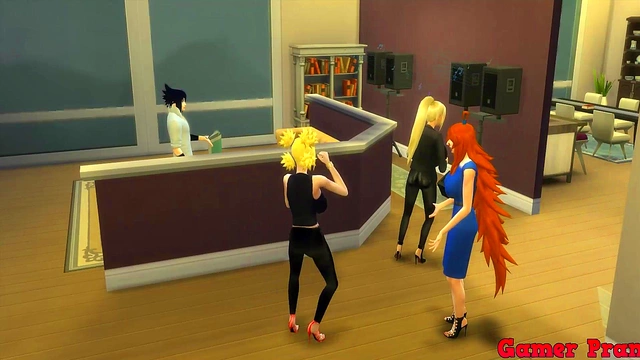 Sasuke’s Secret Affair – Naruto Anime Milf Ino Loves Rough Anal While Sakura Cuckolds Him