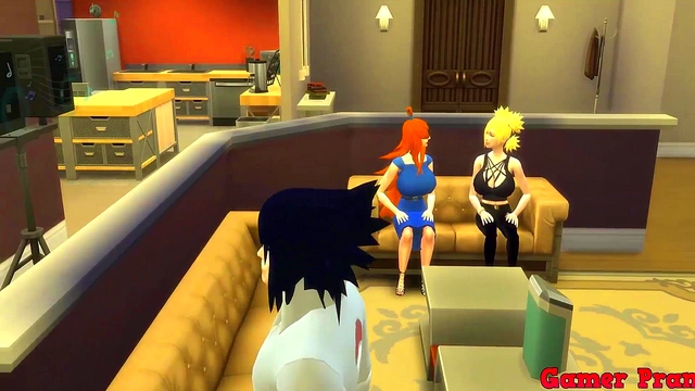 Sasuke’s Secret Affair – Naruto Anime Milf Ino Loves Rough Anal While Sakura Cuckolds Him