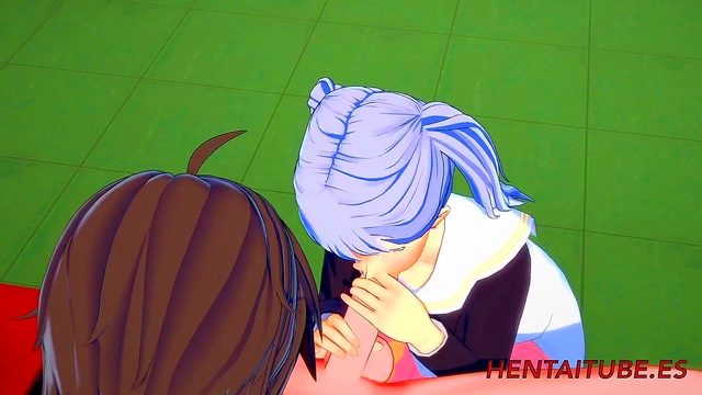 Noelle Silva Sucks Dick & Cumes in Mouth Before Wild 3D Anime Pussy Fuck & Multiple Creampies