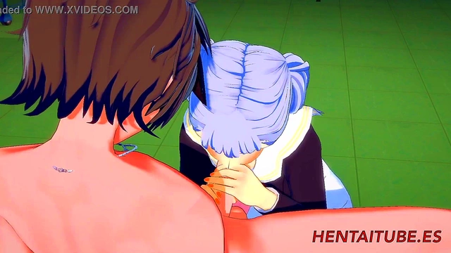 Noelle Silva Sucks Dick & Cumes in Mouth Before Wild 3D Anime Pussy Fuck & Multiple Creampies