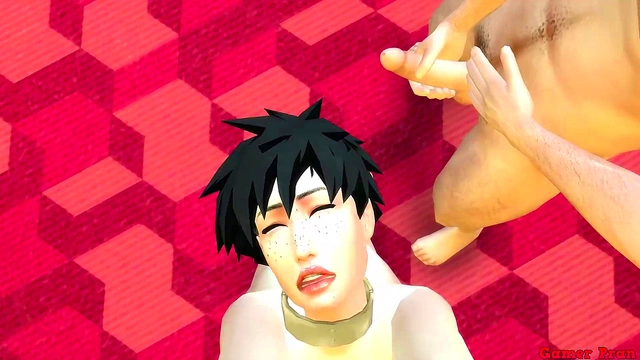 Videl’s Hot Milf Body Taken Hard By Master Roshi in Intense Anime Bondage Scene