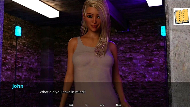 Coach Checks Out Teen Natalie's Big Ass In College Hentai Walkthrough