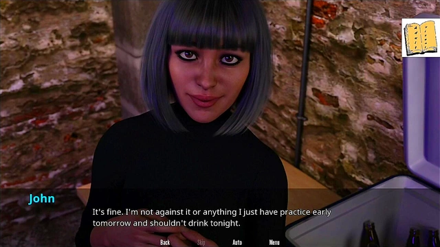 Coach Checks Out Teen Natalie's Big Ass In College Hentai Walkthrough