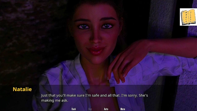 Coach Checks Out Teen Natalie's Big Ass In College Hentai Walkthrough