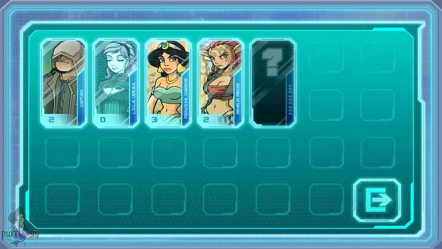 Redheaded Princess Jasmine Strips Teasingly for Alien Monster Girls