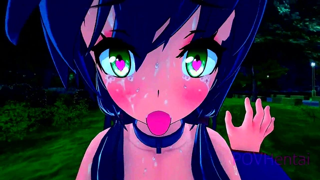 Rem’s Neko Adventures – Summoning Demon Lord Outdoors for 3D Creampie Fun