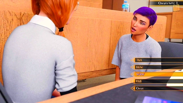 Hot Blonde Teacher Seduces You In 3D Hentai Visual Novel Walkthrough