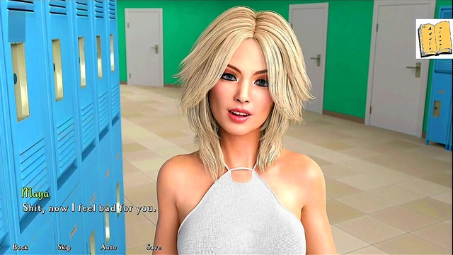 Blonde Teen With Big Tits Gets Fucked In College - 3D HentaiErotic Story