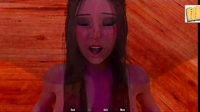 Hot Brunette Threesome With Big Tits & Ass In Outdoor Hentai Adventure