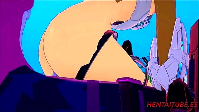 Widowmaker Futanari Fucks Tracer & D.Iva for Squirty Creampie Action