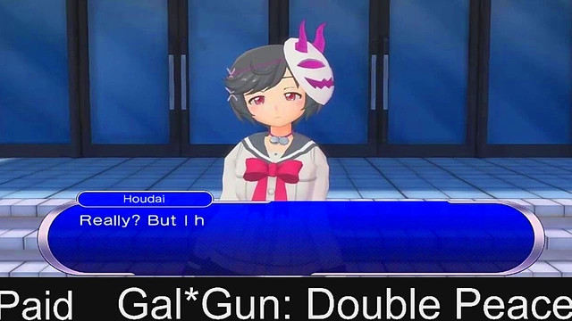 Horny Anime Girls from Gal*Gun Get Shot Full ofCum in Exciting Hentai Scene