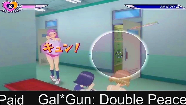 Horny Anime Girls from Gal*Gun Get Shot Full ofCum in Exciting Hentai Scene