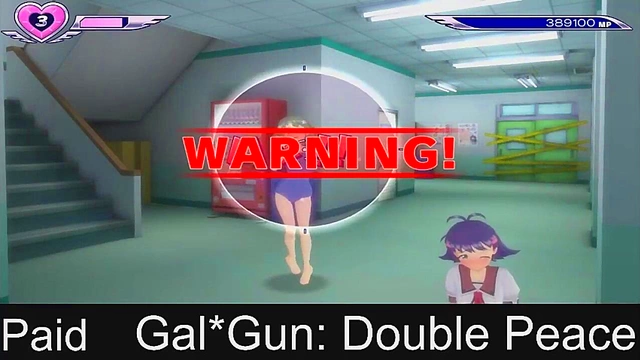 Horny Anime Girls from Gal*Gun Get Shot Full ofCum in Exciting Hentai Scene