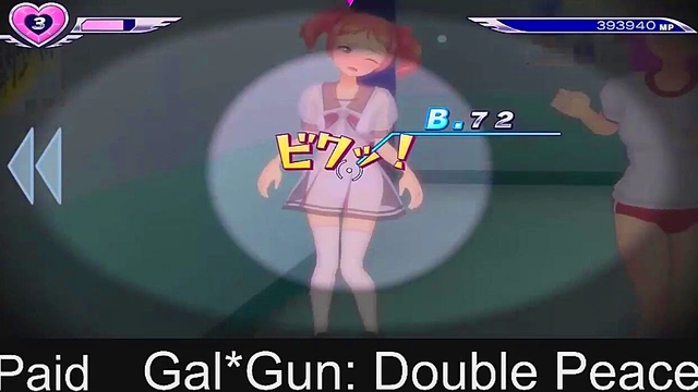 Horny Anime Girls from Gal*Gun Get Shot Full ofCum in Exciting Hentai Scene