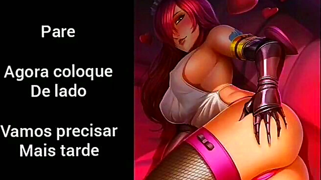 Erza Scarlet Gives Joi Seduction With Mesmerizing Anime Charm