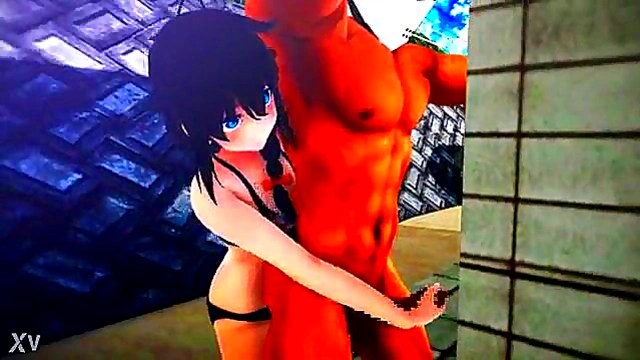 Hentai Anime Handjob Ends With Juicy Cumshot On Sigre's Hand