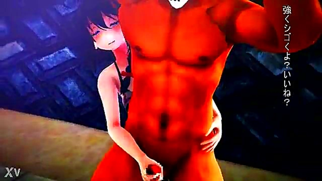 Hentai Anime Handjob Ends With Juicy Cumshot On Sigre's Hand