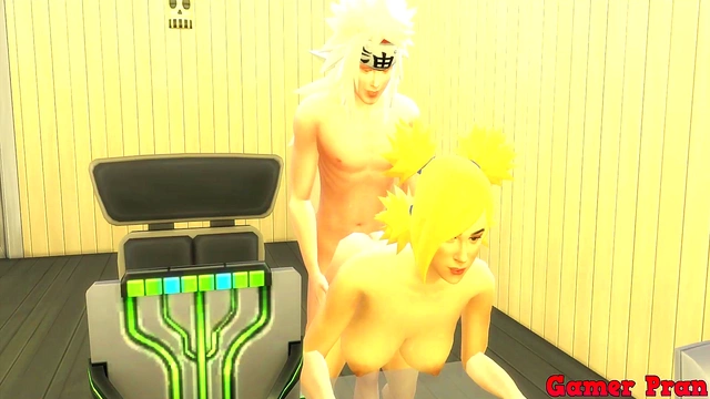 Perverted Wise Man Fucks Temari Hard in Anime Naruto Anal Adventure