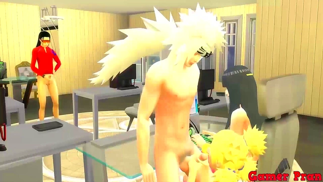 Perverted Wise Man Fucks Temari Hard in Anime Naruto Anal Adventure